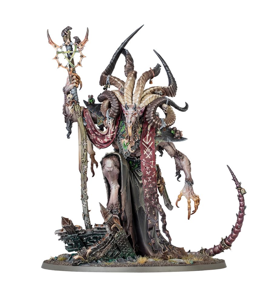 Games Workshop 90-20 - Age of Sigmar - Skaven: Vizzik Skour, Prophet of the Horned Rat