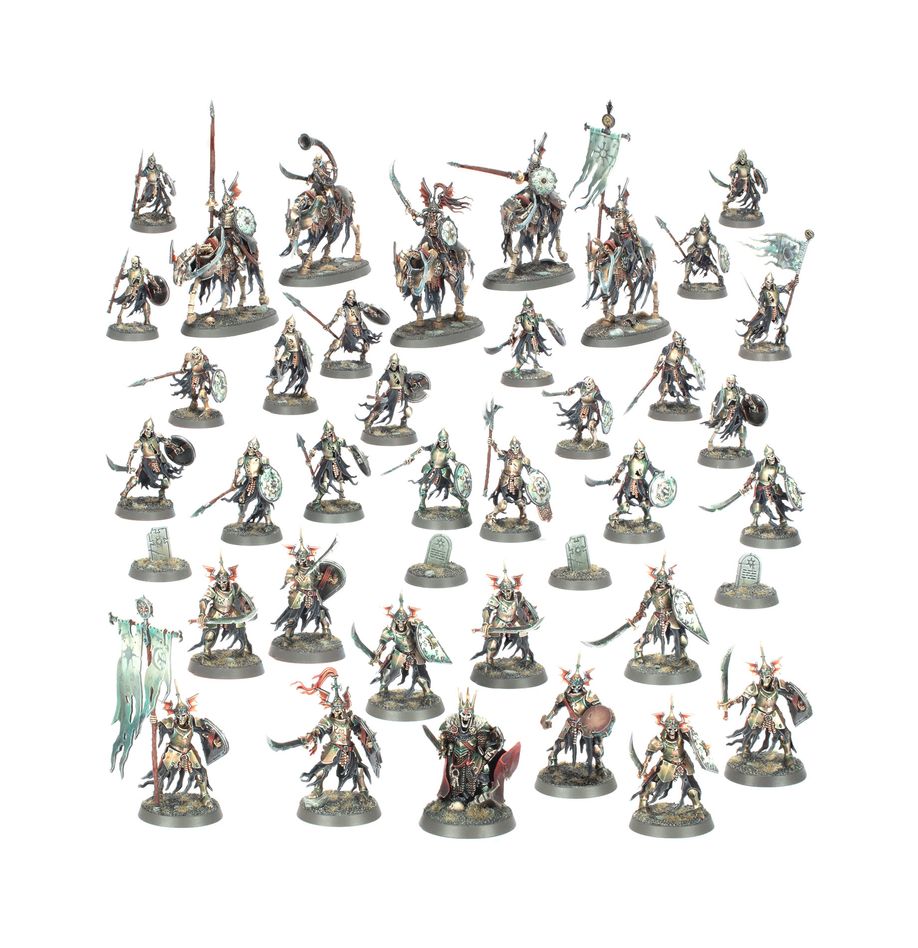 Games Workshop 70-916 - Age of Sigmar - Soulblight Gravelords: Deathrattle Tomb Host Spearhead