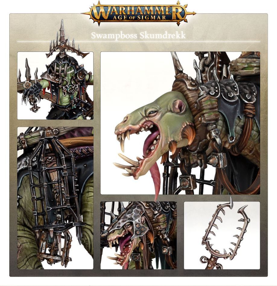 Games Workshop 89-69 - Age of Sigmar - Orruk Warclans: Swampboss Skumdrekk