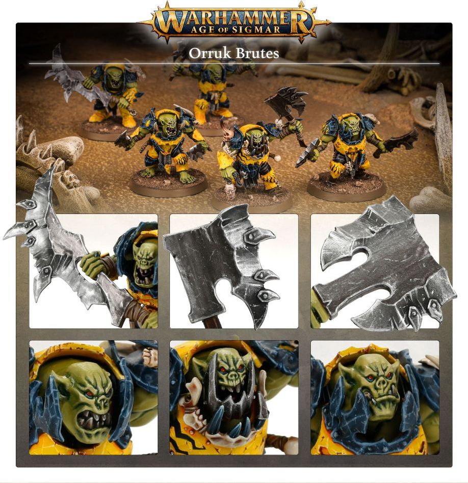 Games Workshop 89-29 - Age of Sigmar - Orruk Warclans: Orruk Brutes