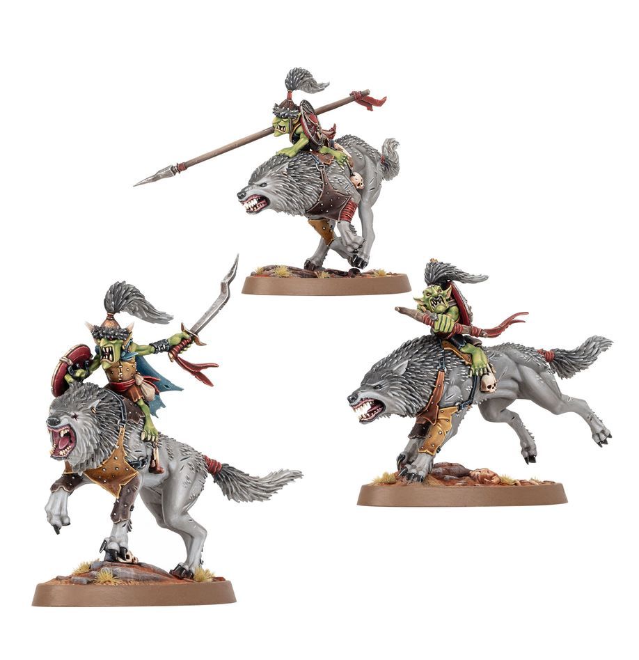 Games Workshop 70-894 - Age of Sigmar - Gloomspite Gitz: Snarlpack Huntaz Spearhead