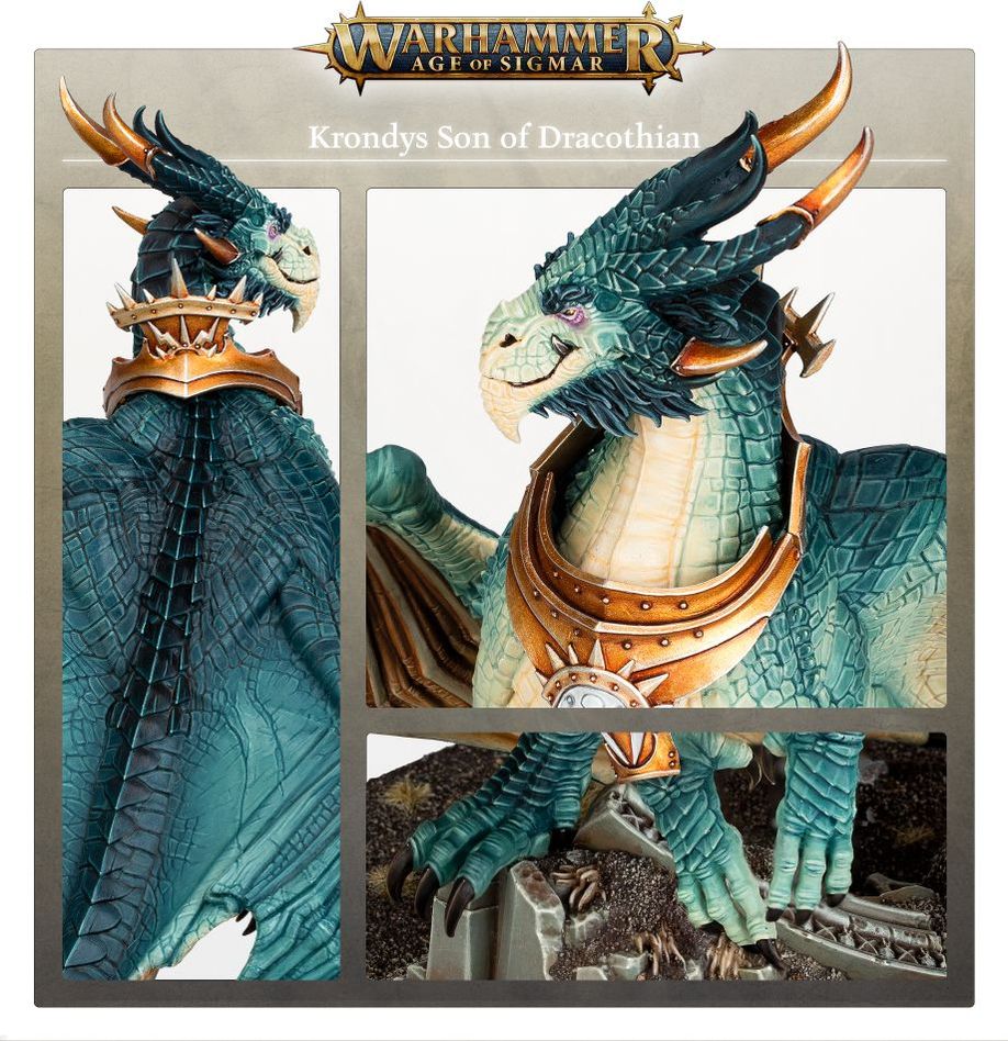Games Workshop 96-50 - Age of Sigmar - Stormcast Eternals: Krondys, Son of Dracothian