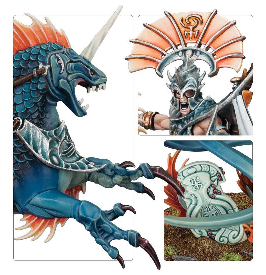 Games Workshop 70-873 - Age of Sigmar - Idoneth Deepkin: Akhelian Tide Guard Spearhead