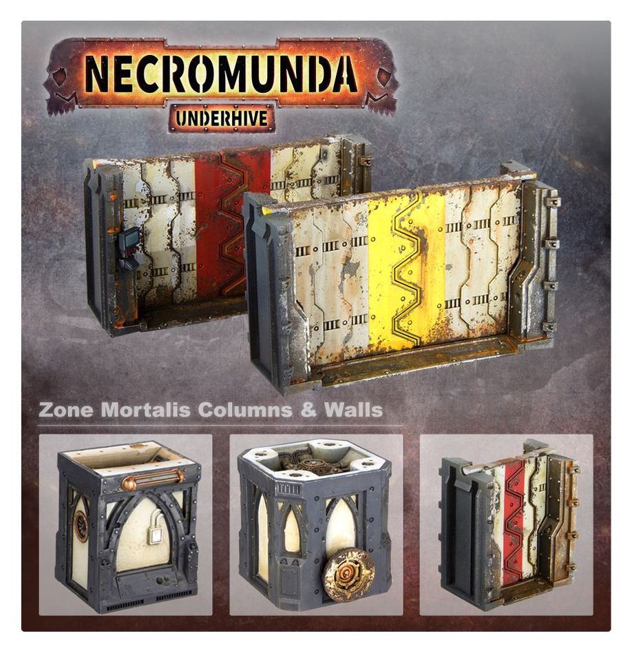 Games Workshop 300-48 - Necromunda - Zone Mortalis: Columns & Walls