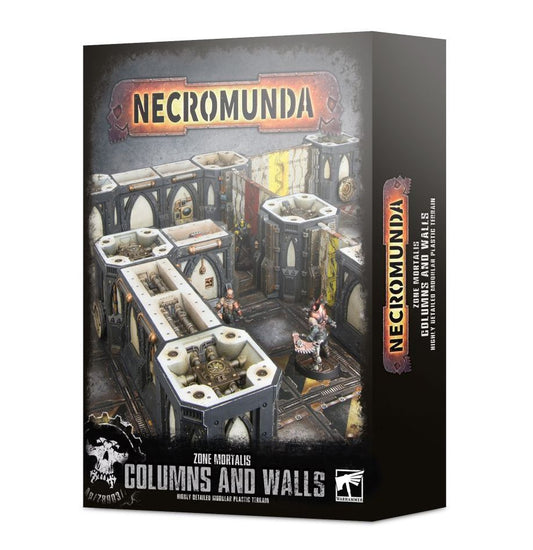 Games Workshop 300-48 - Necromunda - Zone Mortalis: Columns & Walls - MrMuffin'sTrains