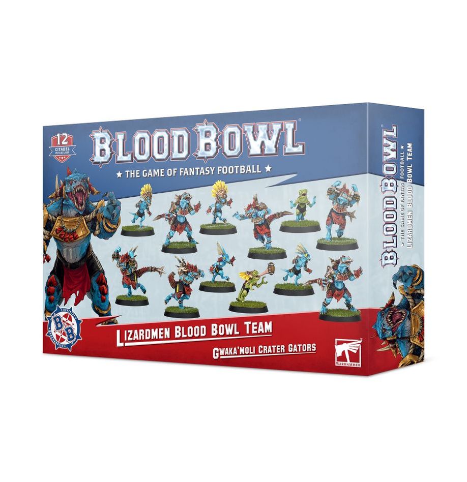 Games Workshop 200-74 - Blood Bowl: Lizardmen Team - Gwaka'moli Crater Gators