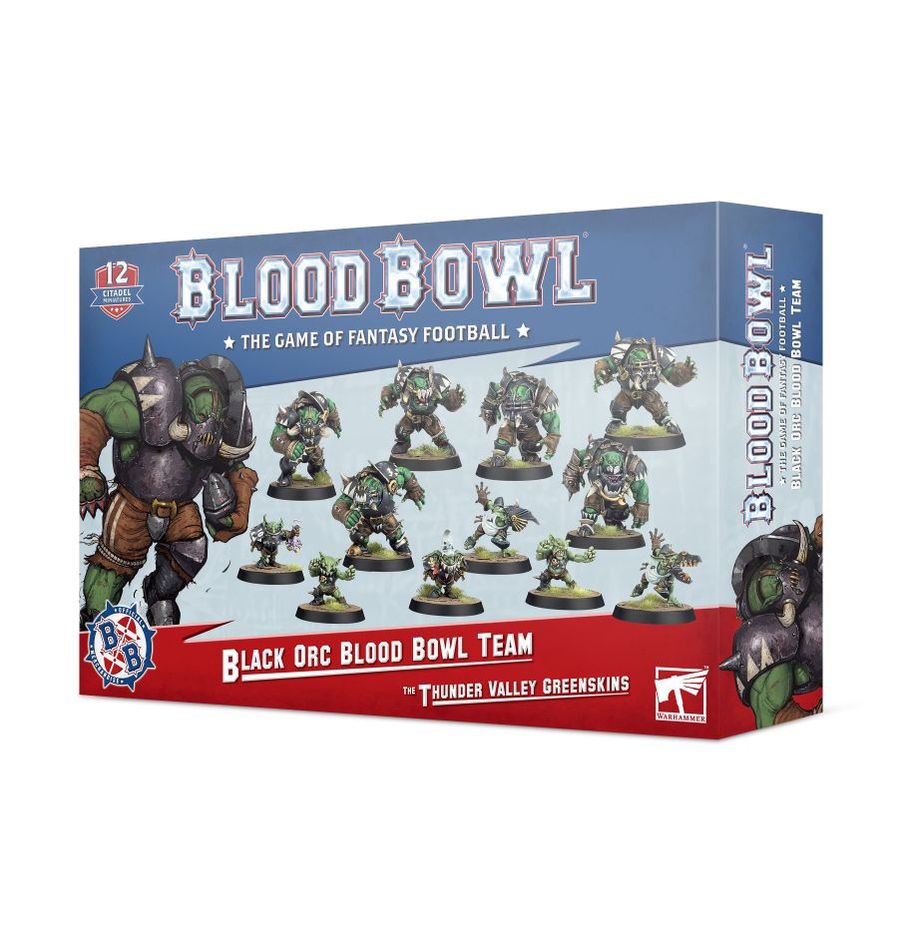 Games Workshop 202-12 - Blood Bowl: Black Orc Team - The Thunder Valley Greenskins
