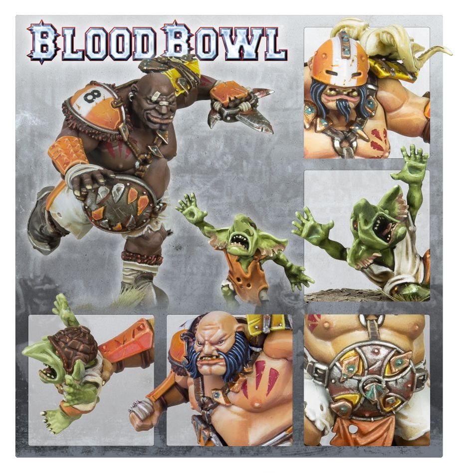 Games Workshop 202-02 - Blood Bowl - Ogre Team: Fire Mountain Gut Busters