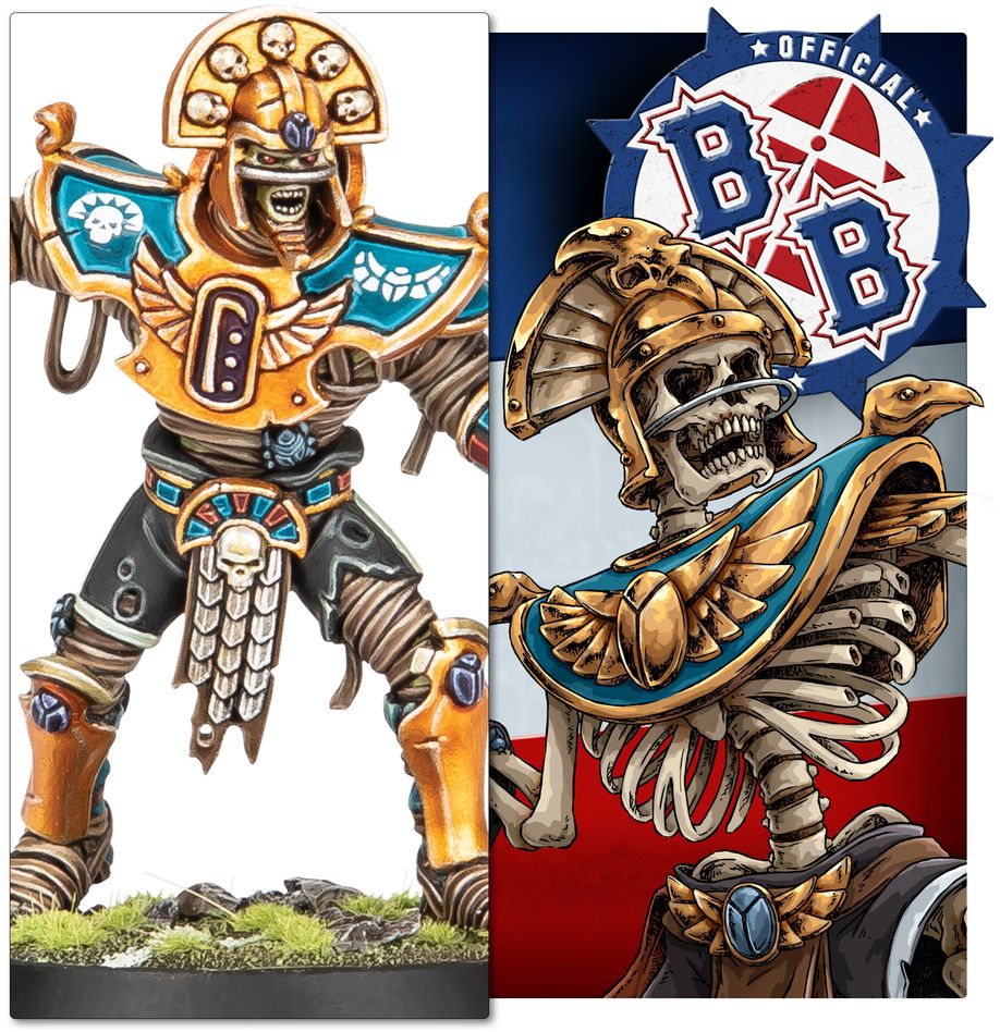 Games Workshop 202-52 - Blood Bowl - Tomb Kings Team: The Nehekhara Nightmares