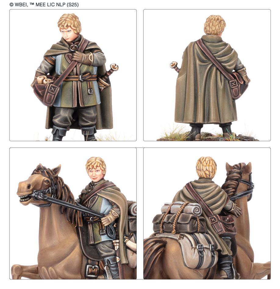 Games Workshop 30-99 - Middle-Earth Strategy Battle Game - Fréaleáf Hildeson, Olwyn, & Lief, Hereos of Rohan
