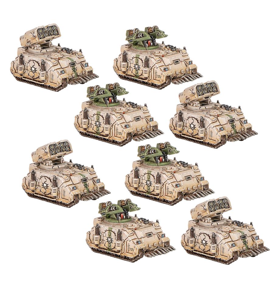 Games Workshop 03-94 - Legions Imperialis - Legiones Astartes: Whirlwind and Skorpius Missile Tank Squadron