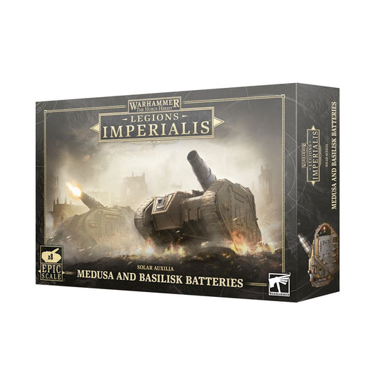 Games Workshop 03-16 - Legions Imperialis - Solar Auxilia: Medusas & Basilisks Batteries