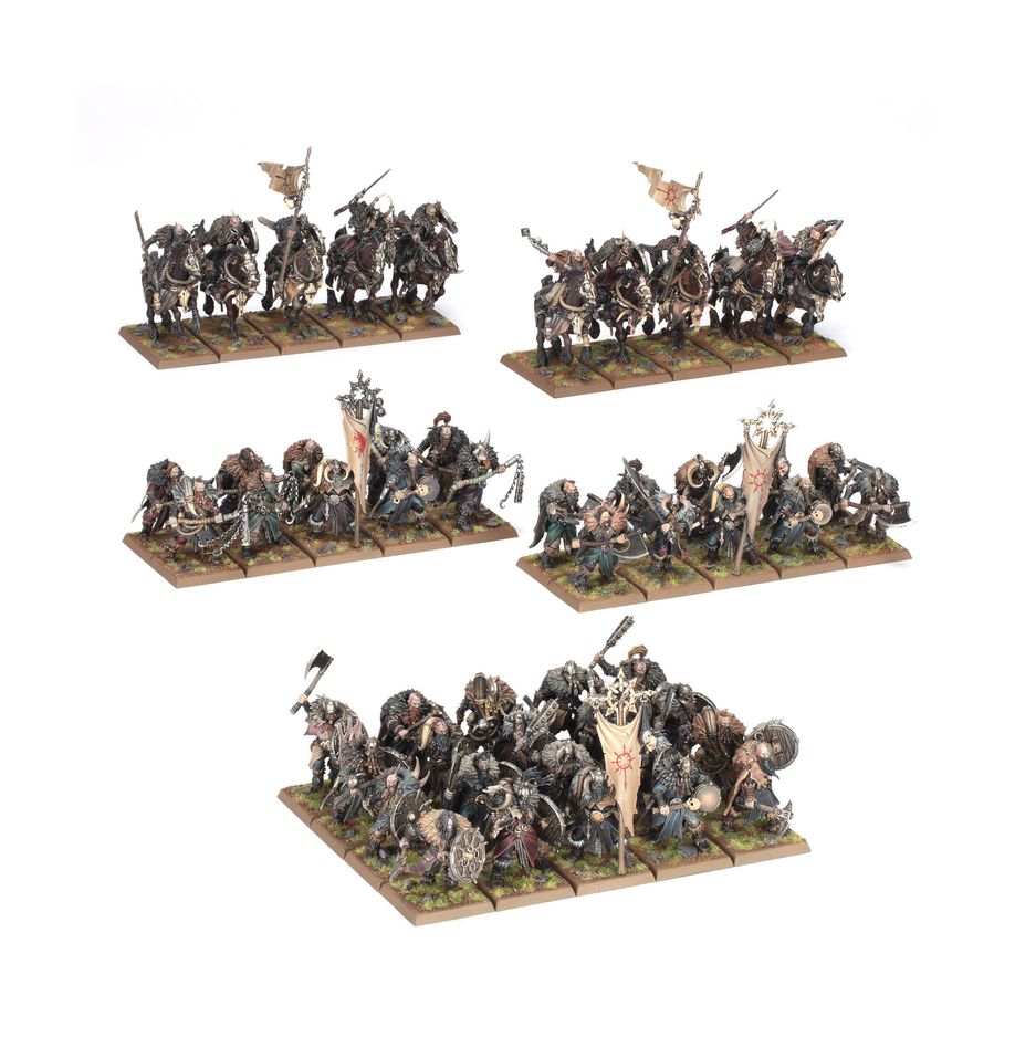 Games Workshop 08-18 - Warhammer: The Old World - Warriors of Chaos: Chaos Marauders Army Reinforcement Set