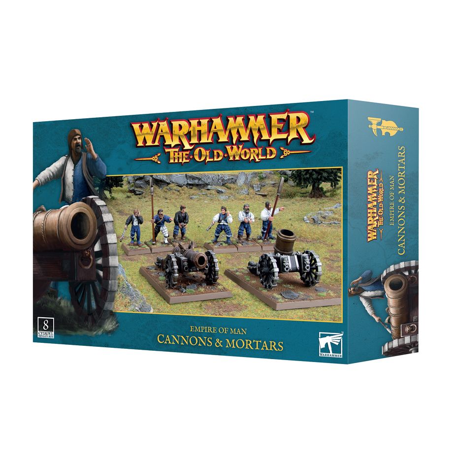 Games Workshop 06-108 - Warhammer: The Old World - Empire of Man: Cannons and Mortars