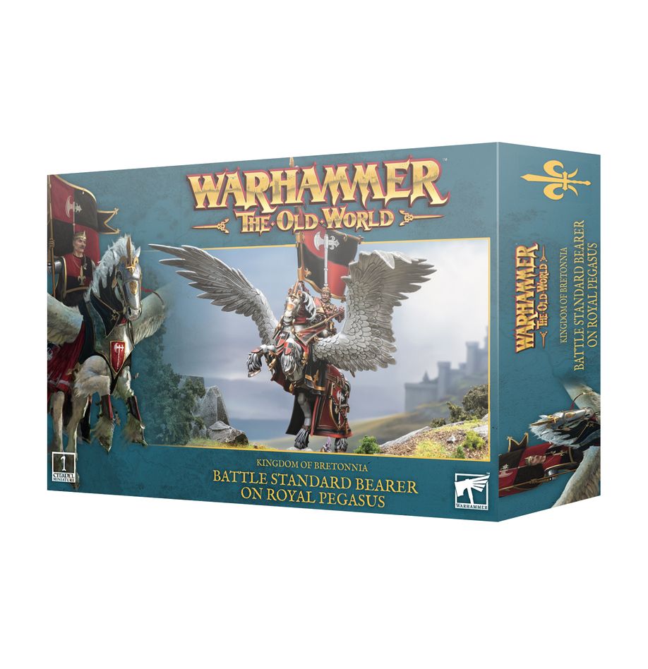 Games Workshop 06-07 - Warhammer: The Old World - Kingdom Of Bretonnia: Battle Standard On Royal Pegasus