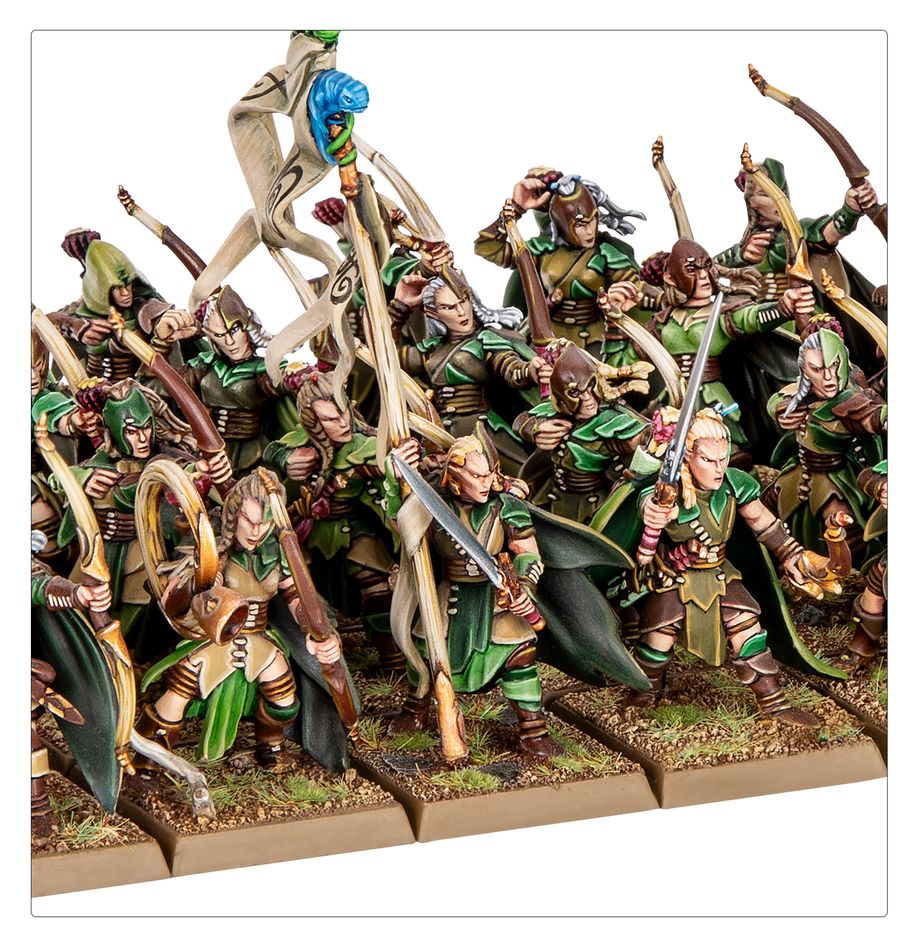 Games Workshop 13-109 - Warhammer: The Old World - Wood Elf Realms: Battalion