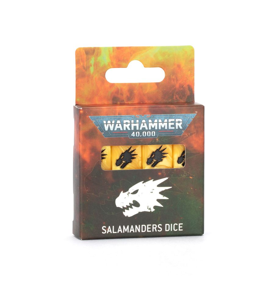 Games Workshop 55-63 - Warhammer 40,000 - Salamanders: Dice