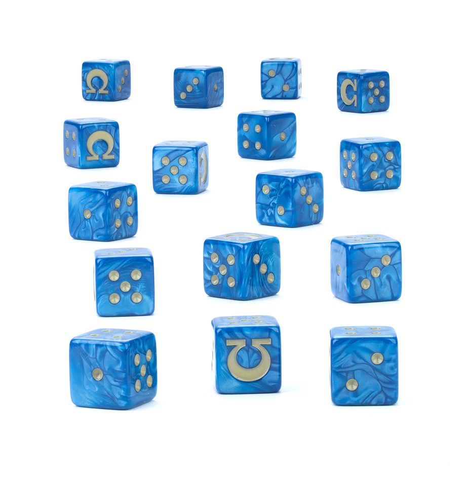 Games Workshop 55-66 - Warhammer 40,000 - Ultramarines: Dice
