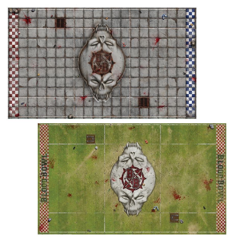 Games Workshop 202-17 - Blood Bowl: Sevens Pitch - Double-sided Pitch & Dugouts