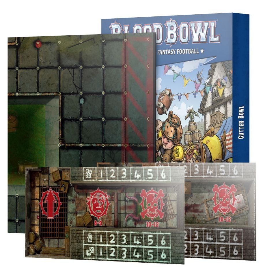 Games Workshop 202-34 - Blood Bowl: Gutterbowl Pitch & Rules