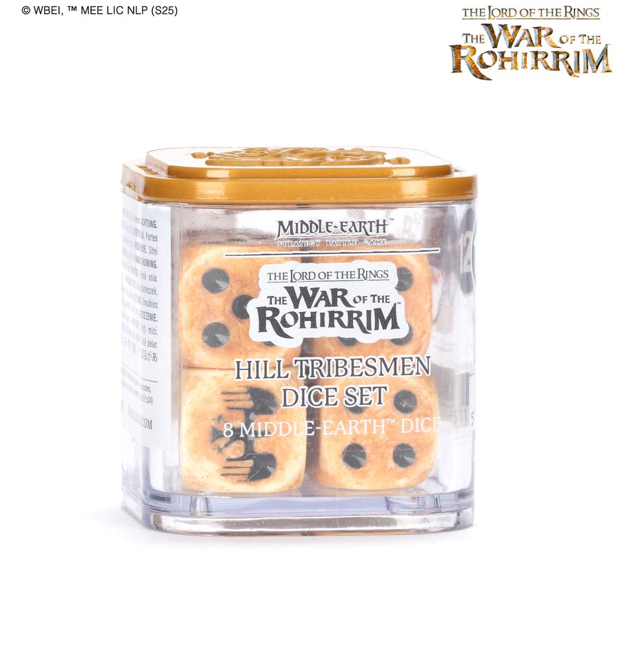 Games Workshop 30-93 - Middle-Earth Strategy Battle Game - Hill Tribesmen: Dice Set