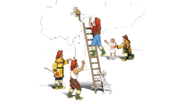 Woodland Scenics HO A1882 - Firemen to the Rescue