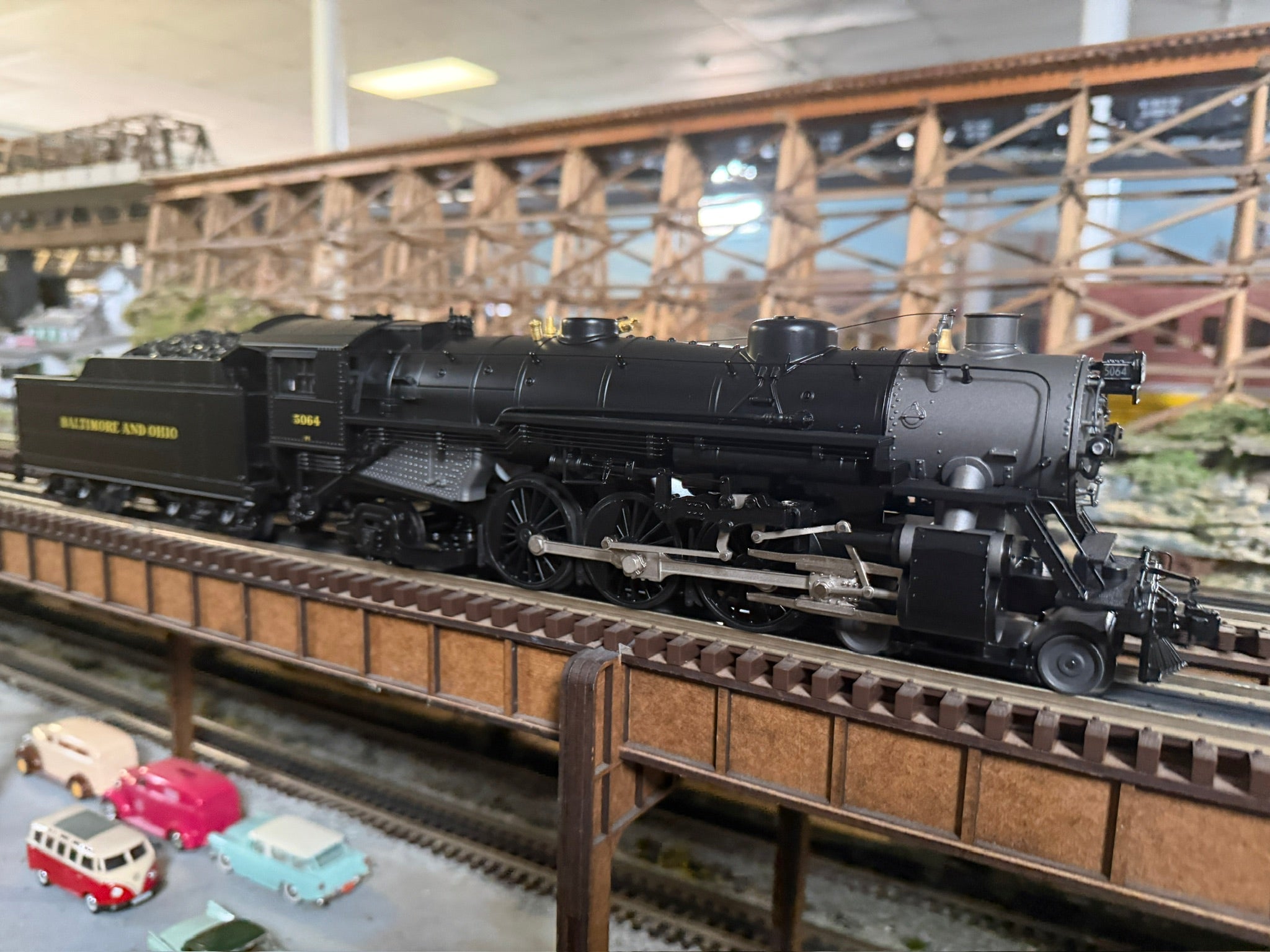 MTH 20-3984-1 - 4-6-2 USRA Heavy Pacific Steam Engine "Baltimore & Ohio" #5064 (Black) w/ PS3 - Custom Run for MrMuffin'sTrains