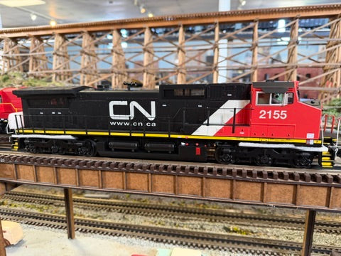 MTH 20-21972-1 - Dash-8 Diesel Engine "Canadian National" #2155 w/ PS3