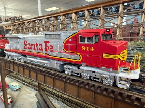 MTH 20-21976-1 - Dash-8 Diesel Engine "Santa Fe" #844 w/ PS3