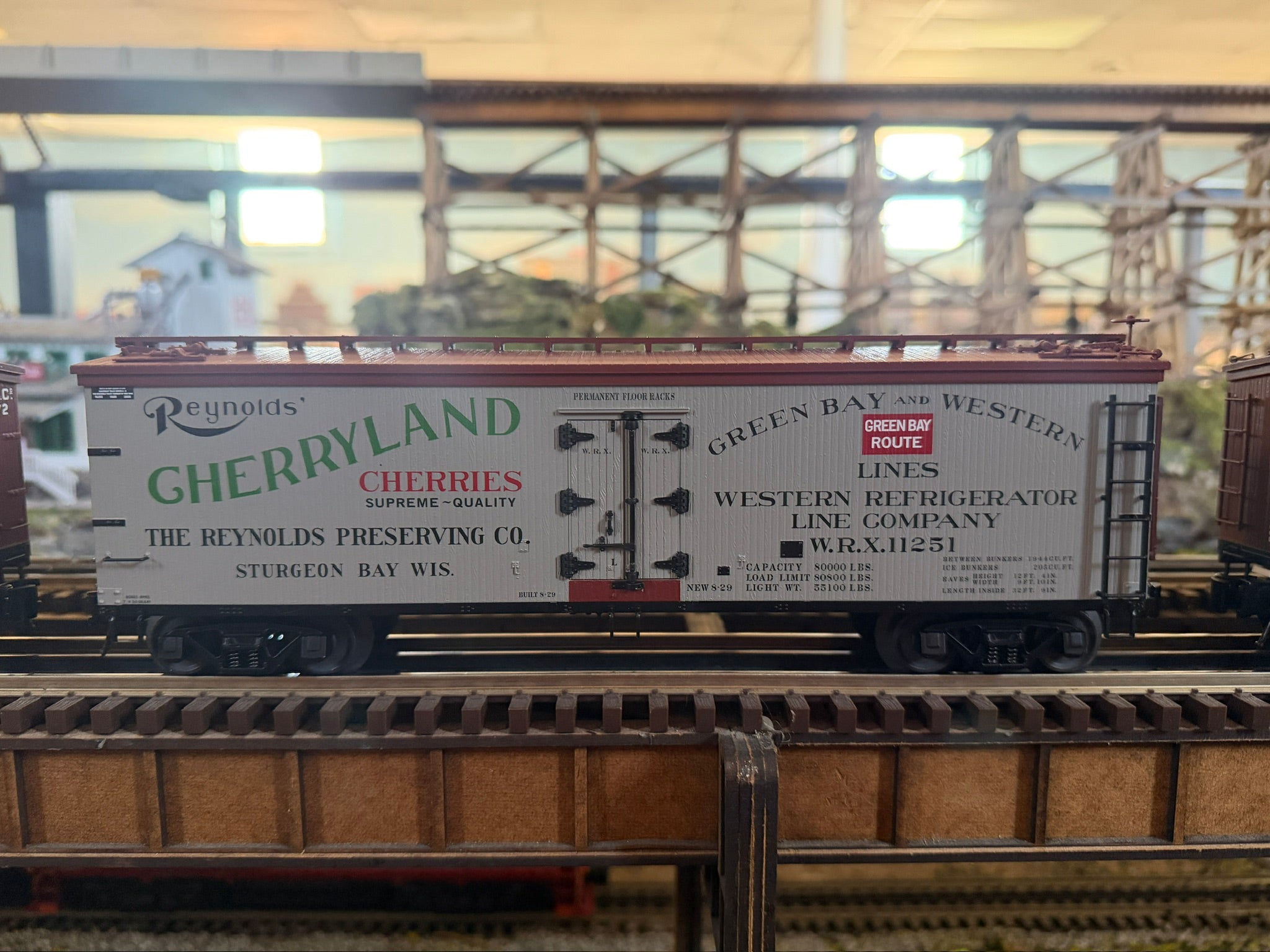 Atlas O 3002647S - Master - 40' Wood Reefer "Cherryland" (Gray) - Custom Run for MrMuffin'sTrains