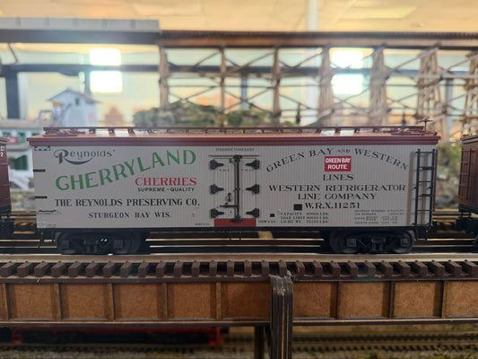 Atlas O 3002647S - Master - 40' Wood Reefer "Cherryland" (Gray) - Custom Run for MrMuffin'sTrains