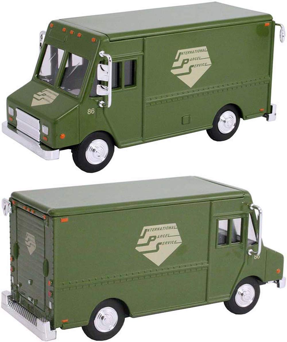 American Heritage Models 48005 - Delivery Step Van "International Parcel Service" (Green) - 1/48 Scale