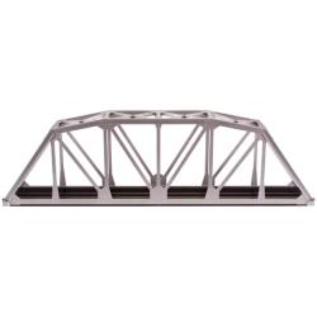 Atlas HO 0889 - Code 100 - Through Truss Bridge   (Silver)