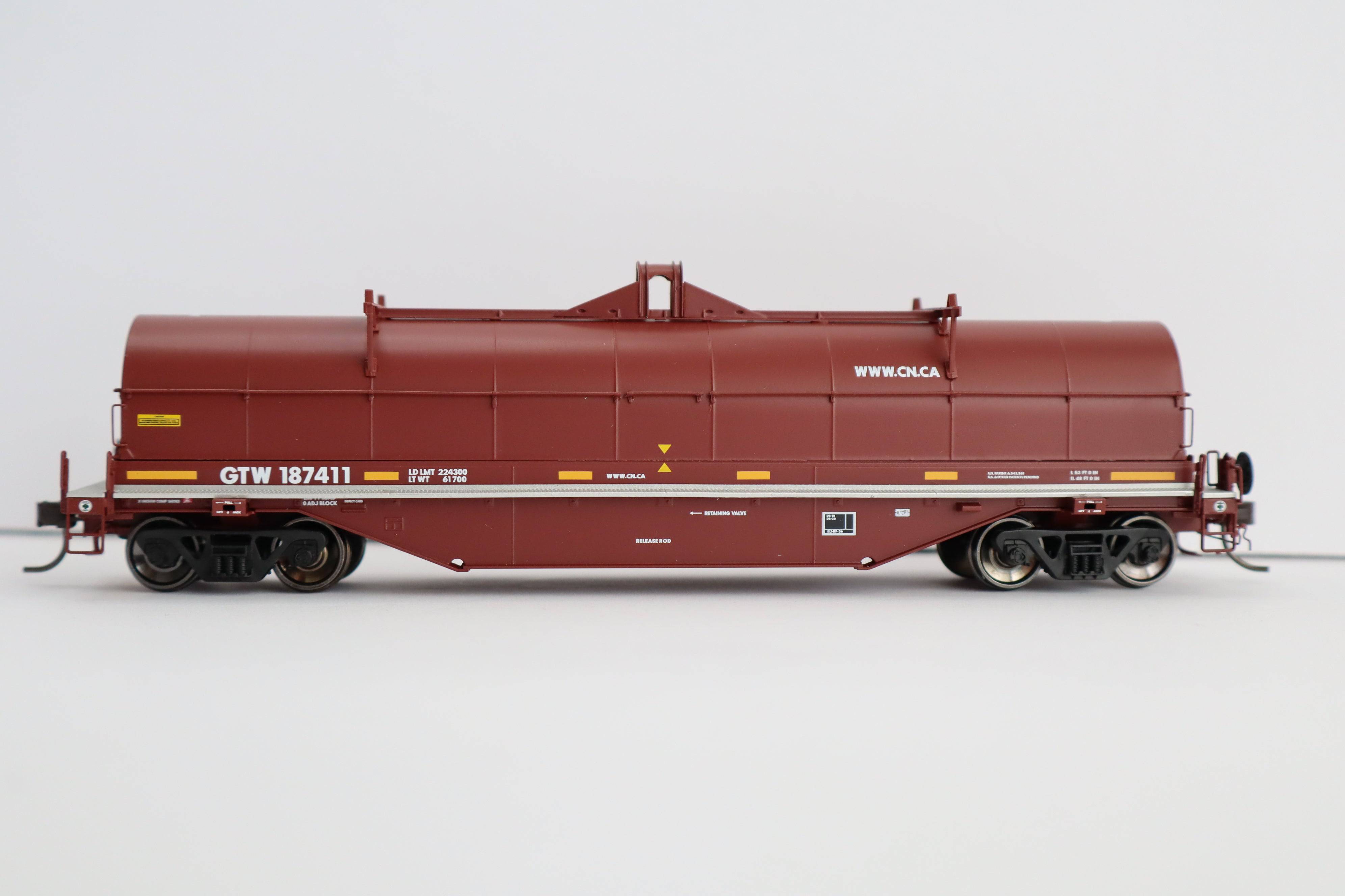 Atlas HO 20007453 - Master - 42' Coil Steel Car "Grand Trunk Western" #187411