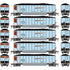 Athearn HO ATHN-2291 - Bethgon Coalporter w/Coal Load "BNSF"  (5 Car Set)
