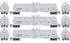 Athearn HO 2401 - 30K Gallon Ethanol Tank Car "CHVX" #295010/295017/295026 (3 Car Set)
