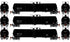 Athearn HO 2404 - 30K Gallon Ethanol Tank Car "DODX" #14407/14412/14444 (3 Car Set)