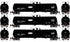Athearn HO 2414 - 30K Gallon Ethanol Tank Car "GATX" #35200/35208/35209 (3 Car Set)