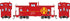 Athearn HO ATHN-2434 - Wide-Vision Caboose "Atchison, Topeka, & Santa Fe" #999772
