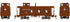 Athearn HO 2591 - 3-Window Wood Caboose "Union Pacific" #2299