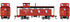 Athearn HO 2600 - 3-Window Wood Caboose "Nickel Plate Road" #885