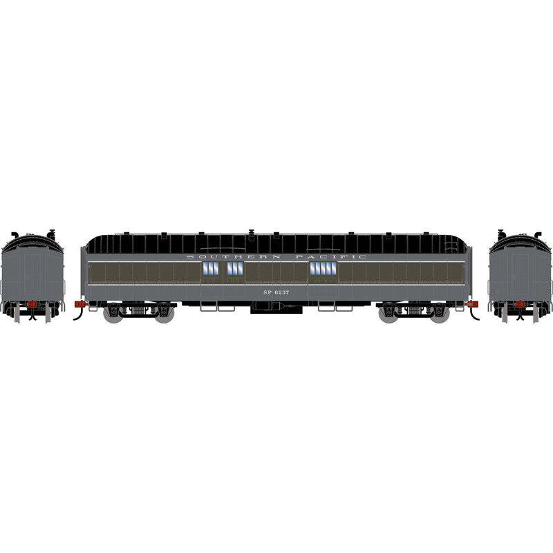 Athearn HO 2640 - 60' Pullman Common Standard Baggage Car "Southern Pacific" #6237 (Two-Tone Gray)