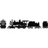 Athearn HO 2688 - 4-4-0 Steam Locomotive Painted, Unlettered