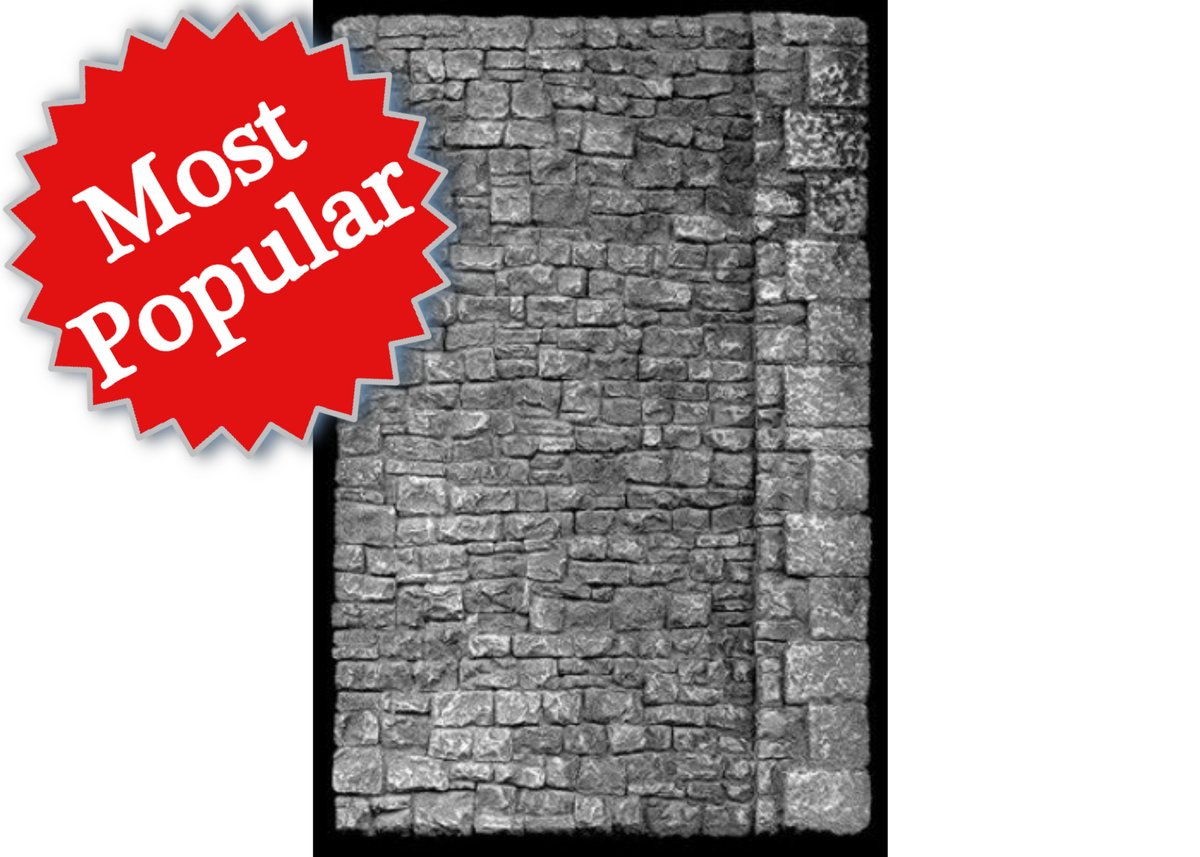 Atherton Scenics 6160 - "Rough Cut" Vertical Stone Wall - MrMuffin'sTrains