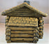 Atherton Scenics 9910 - Frontier Log Cabin House Boone Settlers Trappers
