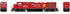 Athearn HO 2064 - Genesis - AC4400CW Diesel Locomotive "Canadian Pacific" #8638 (Dual Flags)