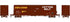 Athearn HO 2220 -Genesis - 50' PC&F Smooth Side Box Car w/14' Plug Door "Cotton Belt" SSW #23649