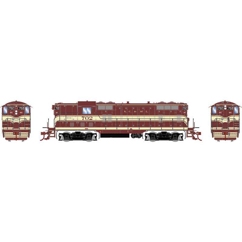 Athearn HO 2327 - Genesis - GP7L Diesel Locomotive "Nashville, Chattanooga, & St. Louis" #702 (w/DCC/Sound)