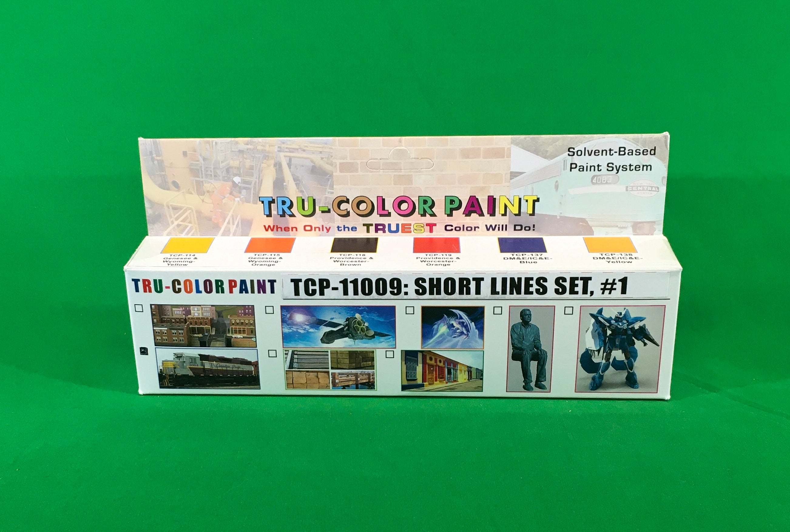 Tru-Color Paint - TCP-11009 - Short Lines Set #1 (Solvent-Based Paint)