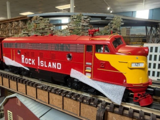MTH - Premier - F-7 A/B Diesel Engine Set "Rock Island" #121/#23 w/ PS3 Set #2 - Custom Run for MrMuffin'sTrains - MrMuffin'sTrains